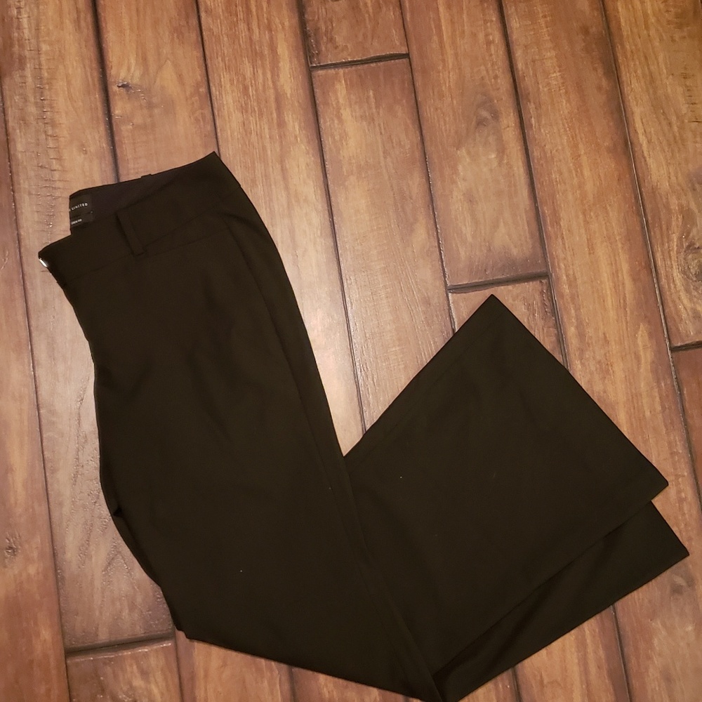 Black flare dress pants
